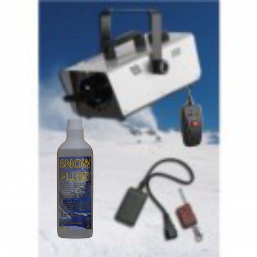 Macchina Da Neve 900 W Con Telecomando - Cannone Neve Per Feste, Natale, Matrimoni, Serbatoio 1 Litro, Effetti LED