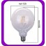 Lampada LED 4W Maxi Bulbo  con  intensità regolabile da controllo (DIMMERABILE) speciale per catenarie luminose 