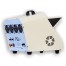  Macchina  Bolle  di sapone -DOUBLE  SPEED UP BUBBLE  con RADIOCOMANDO + 1 flacone di liquido bolle in omaggio 