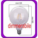 Lampada LED 4W Maxi Bulbo  con  intensità regolabile da controllo (DIMMERABILE) speciale per catenarie luminose 