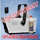 Macchina neve PRO SNOW  1500W  con RADIOMANDO+1 FLACONE DI LIQUIDO IN OMAGGIO