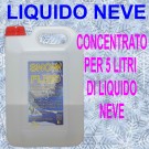  SNOW FLUID-Concentrato per produrre  5 litri di liquido da utilizzare nell Macchina neve -